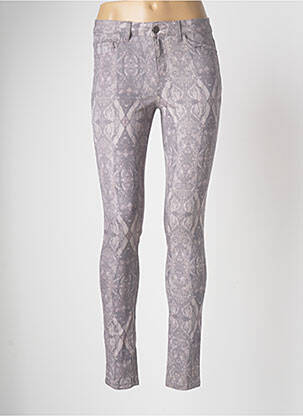 Blugi cu croială slim bej PIECES femeie