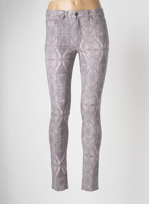 Blugi cu croială slim bej PIECES femeie