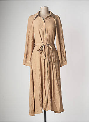 Rochie lungă bej ASTRID BLACK LABEL femeie