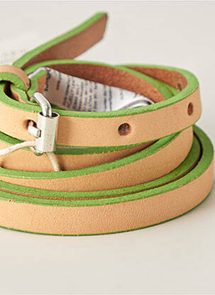 Curea verde PIECES femeie