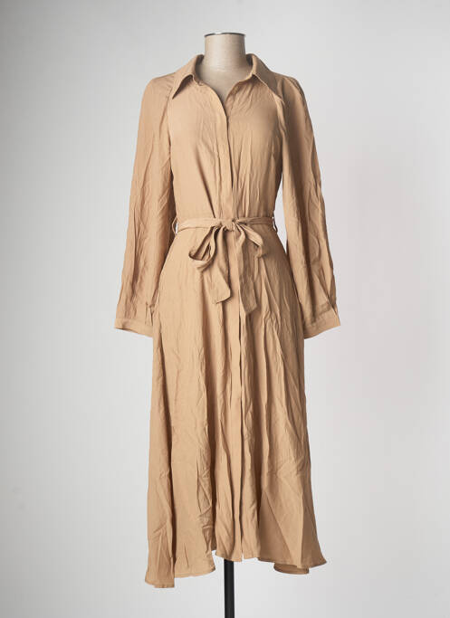 Rochie lungă bej ASTRID BLACK LABEL femeie