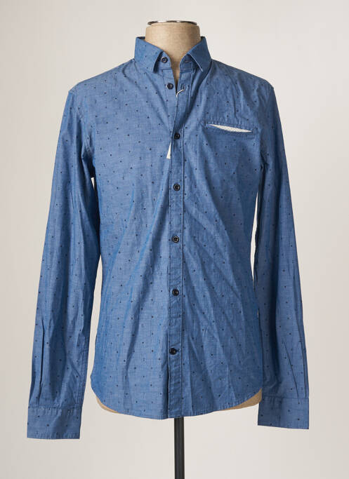 Cămașă cu mâneci lungi albastru TOM TAILOR bărbat