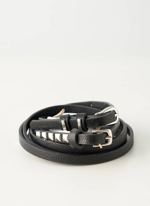 Curea negru PIECES femeie