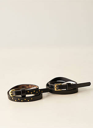 Curea negru PIECES femeie