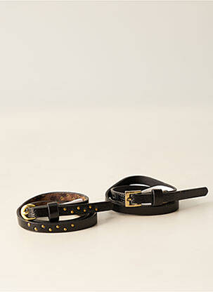 Curea negru PIECES femeie