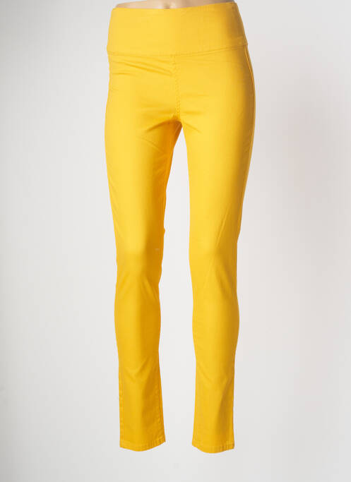 Jegging galben PIECES femeie