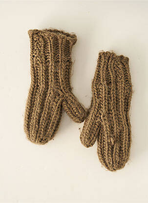 Mănuși maro PIECES femeie