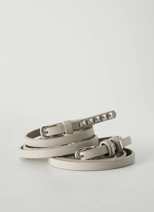 Curea gri PIECES femeie