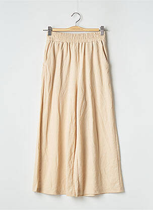 Pantalon trei sferturi maro MANGO femeie