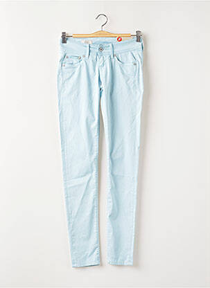 Pantalon slim albastru PEPE femeie