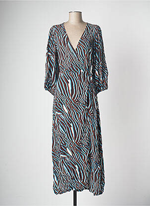 Rochie lungă maro ASTRID BLACK LABEL femeie