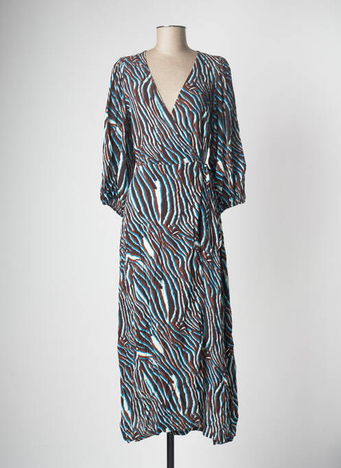 Rochie lungă maro ASTRID BLACK LABEL femeie