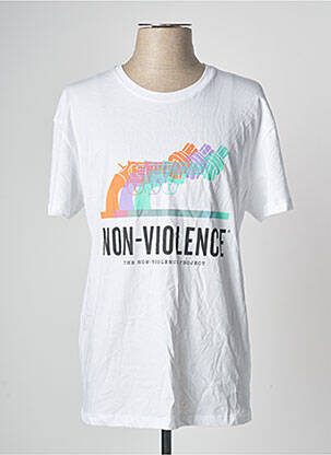 Tricou alb JACK & JONES bărbat