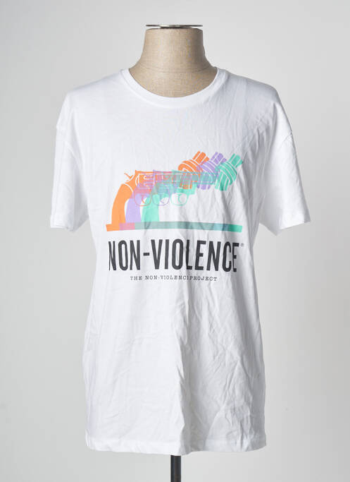 Tricou alb JACK & JONES bărbat