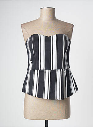 Top negru MORGAN femeie