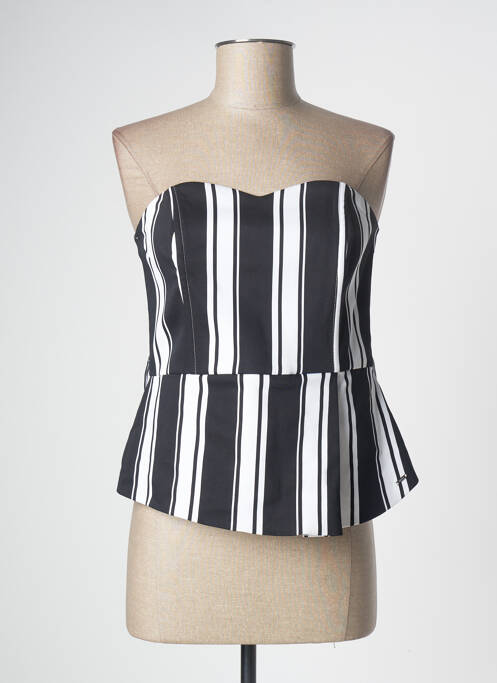 Top negru MORGAN femeie