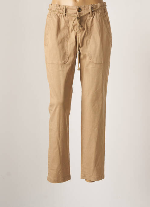 Pantalon chino bej OPUS femeie