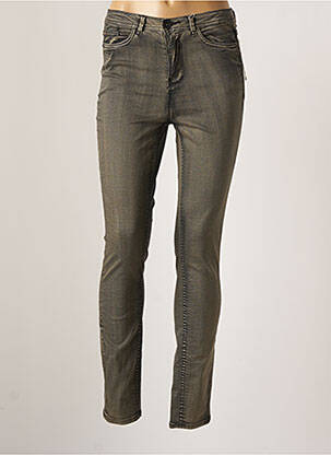 Blugi cu croială slim verde GARCIA femeie