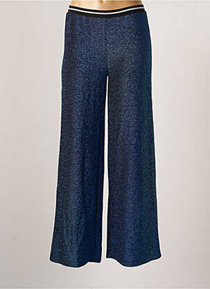 Pantalon larg albastru VERO MODA femeie