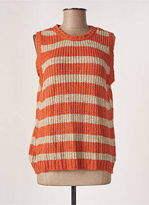Pulover portocalie AMELIE & AMELIE femeie