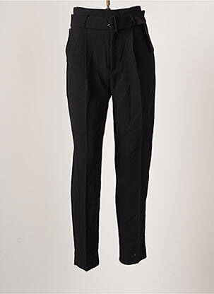 Pantalon larg negru MANGO femeie