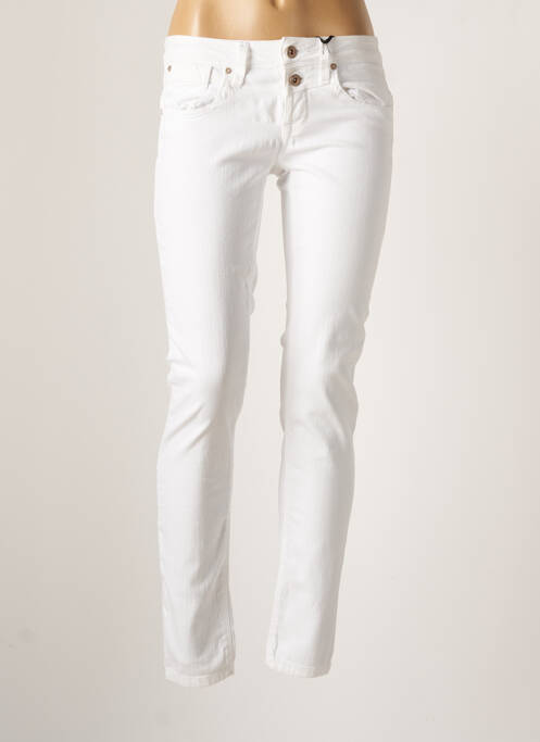 Pantalon slim alb ONLY femeie