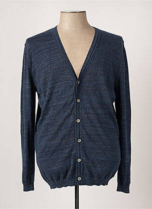 Vestă cu mâneci lungi albastru TOM TAILOR bărbat