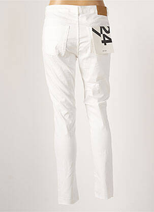 Pantalon slim alb OPUS femeie