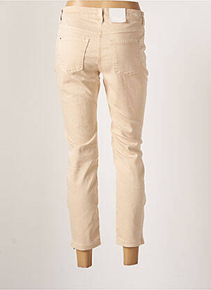 Pantalon slim bej MAC femeie