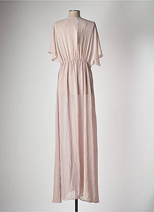 Rochie lungă roz MANGO femeie