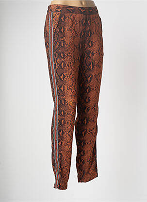 Pantalon drept portocalie ONLY femeie