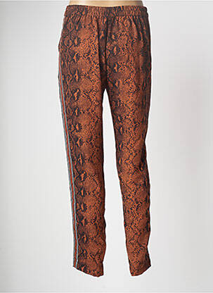 Pantalon drept portocalie ONLY femeie