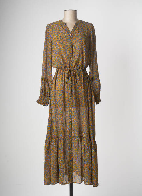 Rochie lungă maro FRANSA femeie