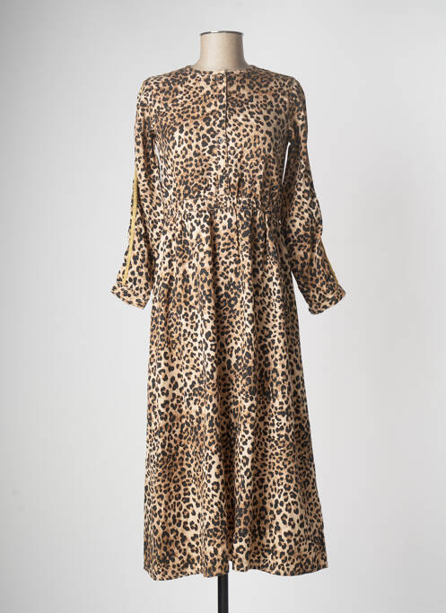 Rochie lungă bej GUESS fată