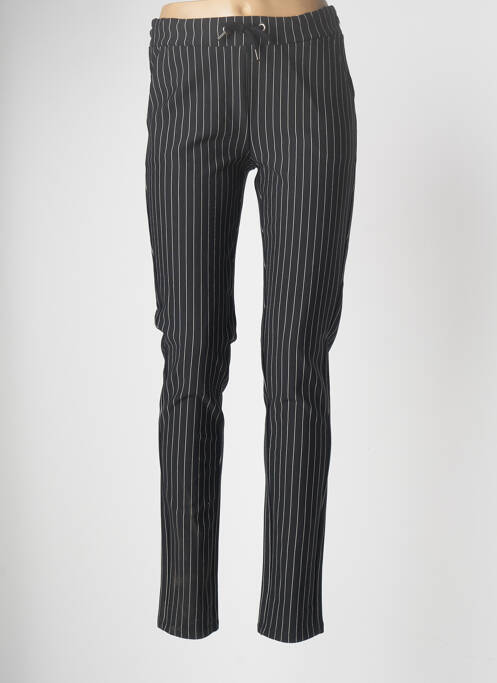 Pantalon chino negru GARCIA fată