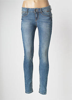 Blugi skinny albastru TOM TAILOR femeie