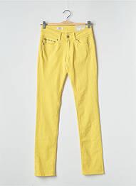 Pantalon slim galben PEPE femeie