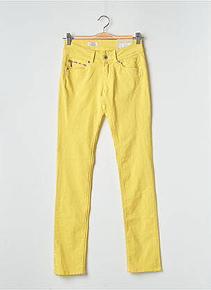 Pantalon slim galben PEPE femeie