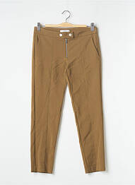 Pantalon chino verde MANGO femme