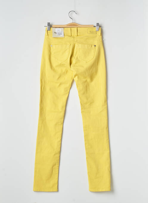 Pantalon slim galben PEPE femeie