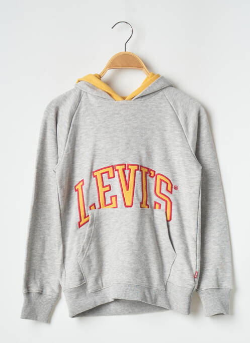 Hanorac cu glugă gri LEVIS băiat