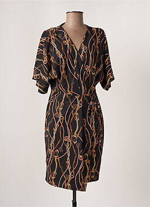 Rochie midi negru ASTRID BLACK LABEL femeie