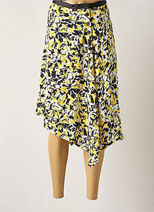 Fustă midi galben MORGAN femeie