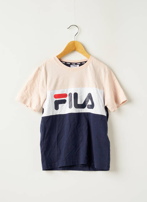 Tricou roz FILA fată
