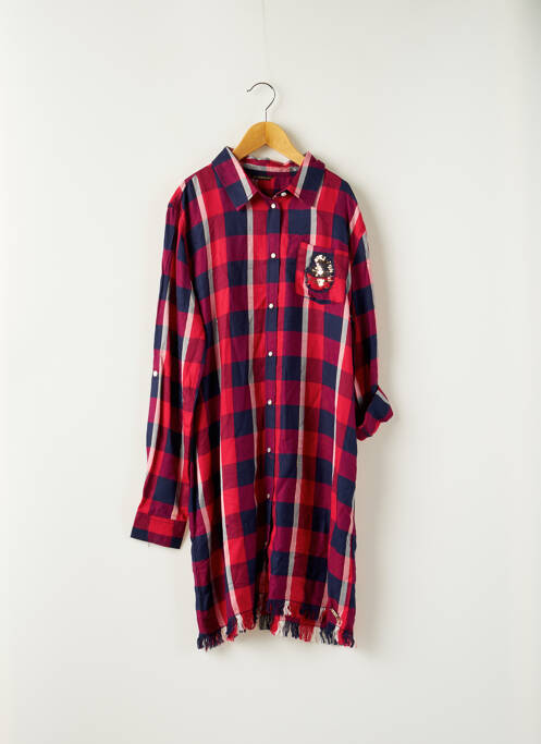 Rochie midi roșu GUESS fată