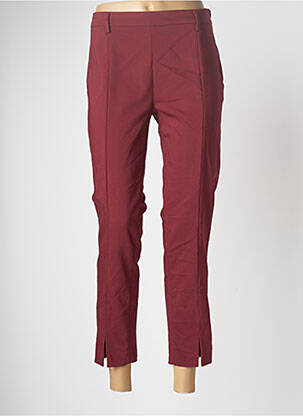 Pantalon chino roșu MORGAN femeie