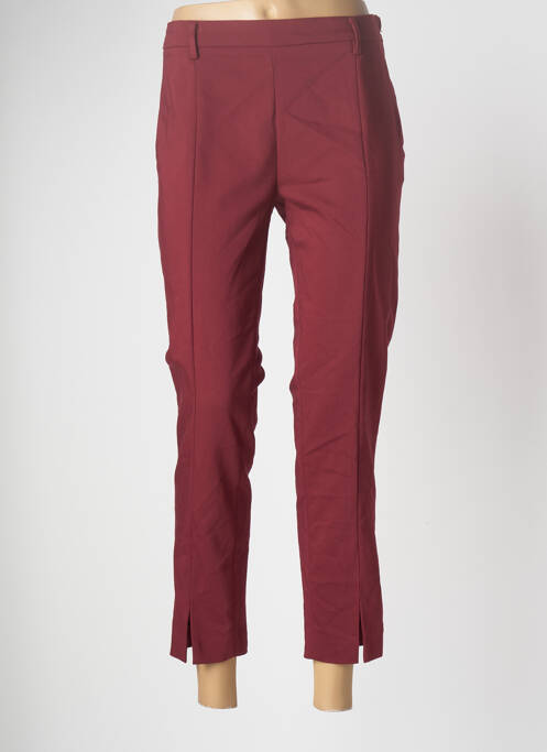 Pantalon chino roșu MORGAN femme