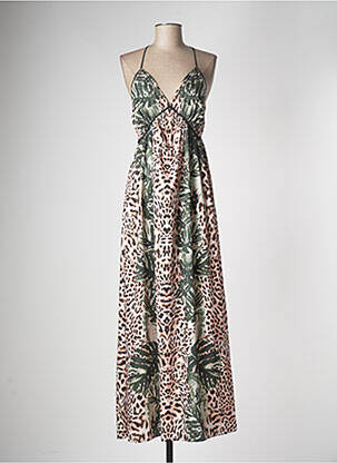 Rochie lungă verde GUESS femeie