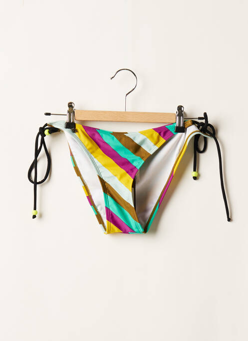 Chiloți de baie verde PIECES femeie