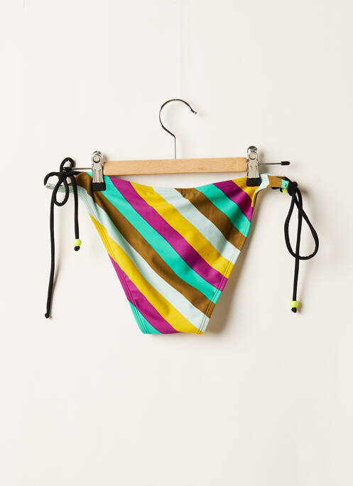 Chiloți de baie verde PIECES femeie